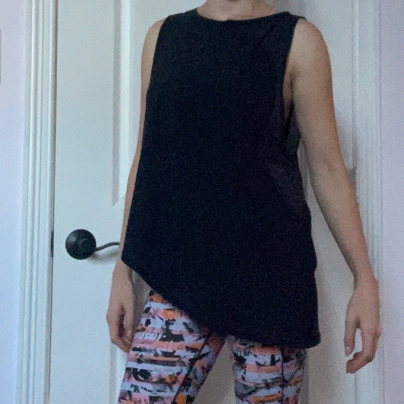 Lululemon asymmetrical black tank - Picture 1 of 3